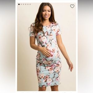 PinkBlush Maternity floral dress